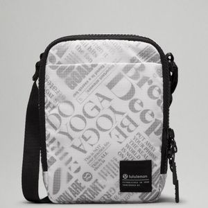 Lululemon Large Crossbody Belt Bag Manifesto Print New with tags 1.5L NIP Sealed